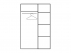 Rea ATLANTA 2 skříň šatní s posuvnými dveřmi - š. 150 cm