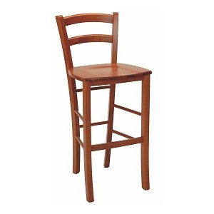 PAYSANE židle barová s dřevěným sedákem