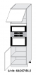 Platinum D14/RU 60/207 skříňka dolní pro vestavěné spotřebiče