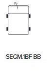 HAMPTON SEGM.1BF BB modulový díl