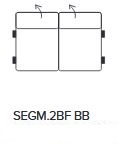 HAMPTON SEGM.2BF BB modulový díl