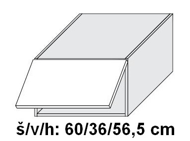 Platinum W6B/60 skříňka horní 