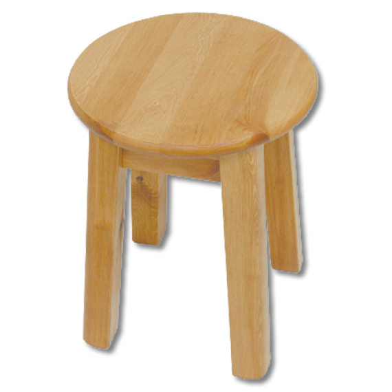 KT253 stolička (taburet) výška 45 cm. - masiv borovice