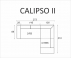 CALIPSO II rohová sedací souprava, látka Faro 23